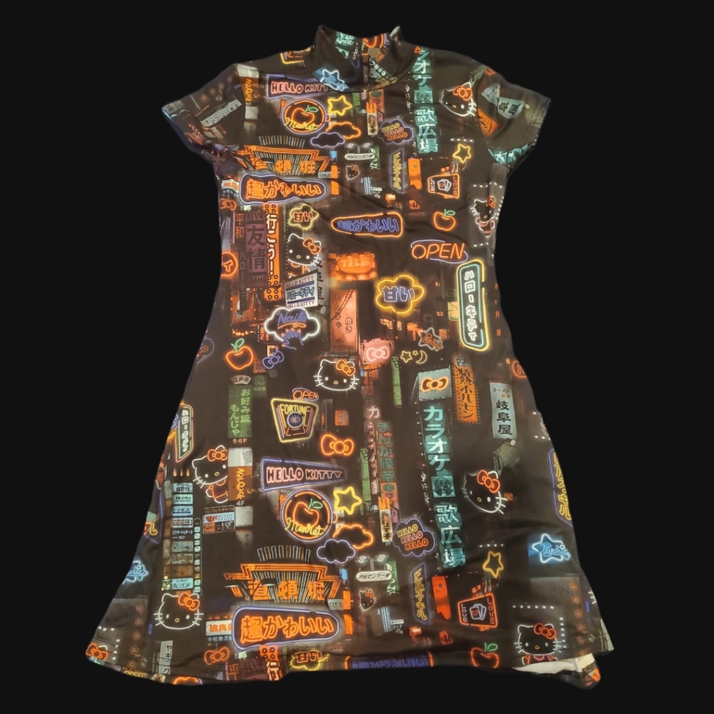 Neon Hello Kitty Dress